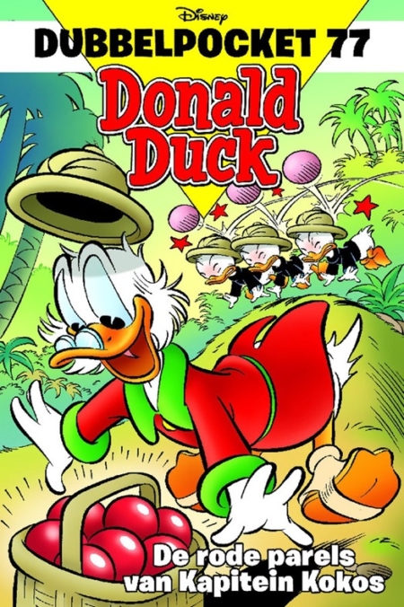 077 - Donald Duck dubbelpocket - De rode parels van Kapitein Kokos