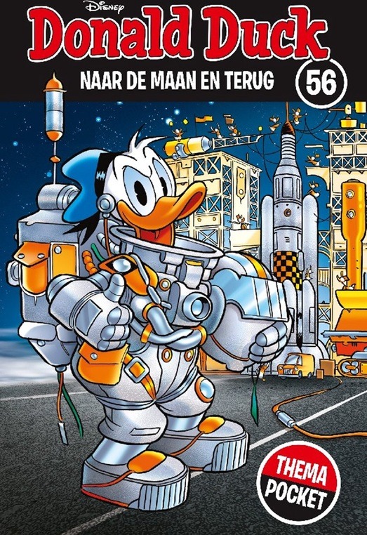 56.Donald Duck themapocket - Naar de maan en terug