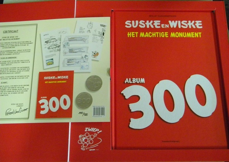 Suske en Wiske - Het machtige monument (300) in luxe doos - open
