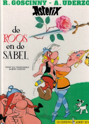 29. Asterix - De roos en de sabel (Antwerps dialect) (HC)